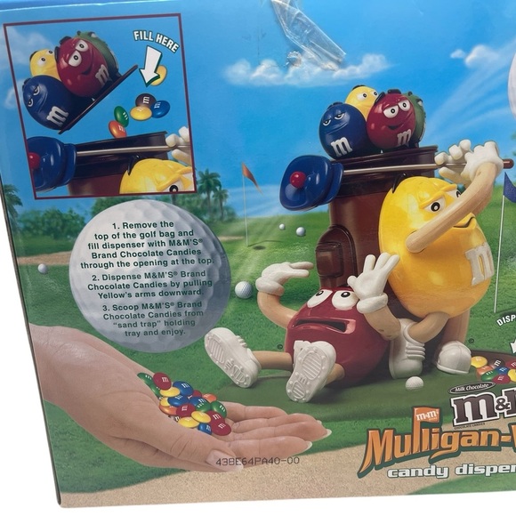 M&Ms Mulligan-Ville Candy Dispenser Golf Limited Edition First In Series New - Picture 4 of 15